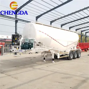 Nouveau 3 essieux 50ton 45cbm en vrac ciment citerne citerne semi-remorque à vendre