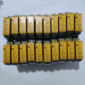 Module de commande de relais de sécurité PZE X4P, dispositif de commutation de sécurité pour circuit d'arrêt d'urgence pour machines automatisées - Product Image 1