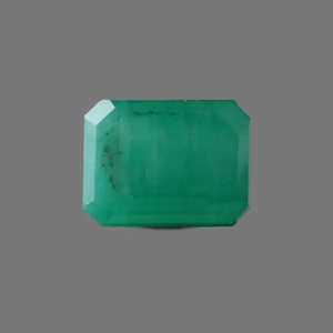 Émeraude naturelle de 6,40 carats, certifiée Panna, pierre précieuse verte de qualité supérieure, qualité export, pour bague, pendentif, bijoux. - Product Image 1