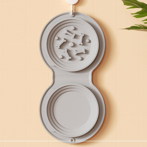 Hot-selling Practical Cheap Wholesale <b>Portable</b> Silicone Slow Feeder Double <b>Bowl</b> Pet <b>Dog</b> Water Bottle Feeder <b>Bowl</b> 2 in 1 - Product Image 5