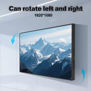 32/43 inch LCD wandbevestiging digitaal signage scherm, slanke frameloze uitvoering, commercieel display, 700 nits hoge helderheid, kiosk voor bedrijven - Product Image 4