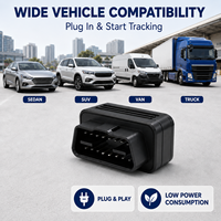 Traceur GPS OBD 4G pour véhicule, localisateur de voiture Plug and Play avec positionnement en temps réel et gestion multi-véhicules