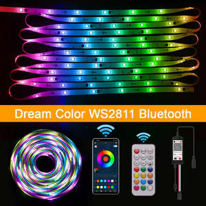 RGBIC IP65 Waterproof <b>LED</b> <b>Strip</b> <b>Lights</b> DIY Segmented Decor for <b>Christmas</b> <b>Tree</b> ColorChasing Rainbow Effect <b>Christmas</b> <b>Lights</b> - Product Image 2