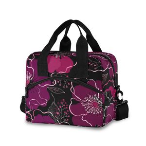 Hawaiian Custom Oxford Insulated Portable Waterproof Reusable Oxford <b>Cooler</b> Tote Bag <b>For</b> Picnic Wine Bottle Lunch Box <b>Cooler</b> Bag - Product Image 1