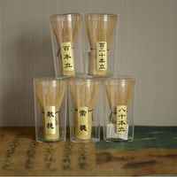Fouet en bambou naturel personnalisé avec logo, fouet à matcha rond classique en bambou pour les outils à café et à thé