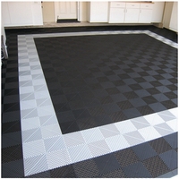 Vente en Gros Dalles de Sol de Garage en Plastique Modulables Emboîtables 40*40*1.8cm, Design Moderne Antidérapant, Installation Facile par Clic