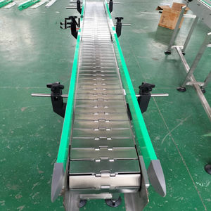 Özelleştirme paslanmaz çelik <span class=keywords><strong>90</strong></span> derece eğri torna konveyör bant düz zincirli konveyör - Product Image 6