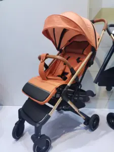 Hot Baby Stroller Folding Can Sit Can Lie Down Children Sunshade Car With Wheel Baby Wagon Baby Carriage