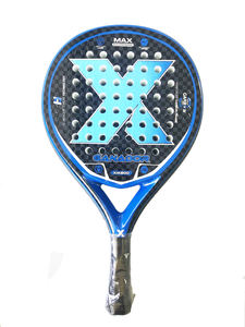 Raqueta de Pádel Personalizada de Fibra de Vidrio y Carbono 3K 12K 18K, Económica, al por Mayor, con Diferentes Modelos - Product Image 3