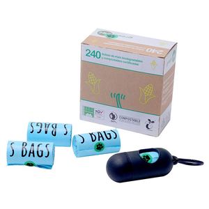 Custom Printed Eco Friendly 100% <b>Compostable</b> Biodegradable for Pet Dog Poop Waste <b>Bag</b> - Product Image 1