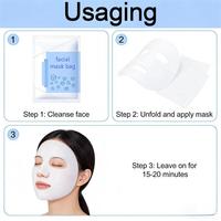 Sachets plats en aluminium imprimés par gravure personnalisée, thermoscellables, à trois soudures latérales, avec encoche de déchirement pour l'emballage de masques faciaux et de crèmes pour les yeux