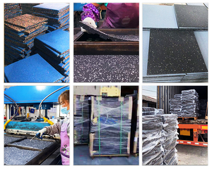 ASHER Chống Cháy Top <span class=keywords><strong>Laminated</strong></span> Phòng Tập Thể Dục Thảm Sàn Phòng Tập Thể Dục Gạch Cao Su Cho Sàn Tập Luyện - Product Image 6