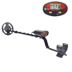 Detector de Metales Subterráneo con Bobina de Búsqueda de 25 cm para Adultos, Rastreador de Tesoros de Plástico Negro, Bobina Impermeable - Product Image 1