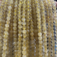 Perles de Pierre Naturelle 6 mm Perles en Cristal Œil de Tigre Améthyste Quartz Rose Lapis Citrine Perles Libres pour Fabrication de Bijoux Bracelet DIY