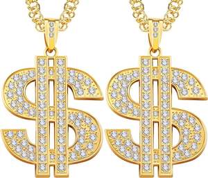 Collar Unisex de Plata con Colgante de Egipto, Estilo Hip-hop, Chapado en Oro, para Regalo o Fiesta, Venta al por Mayor - Product Image 1