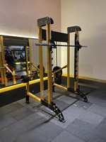Plaque de machine de gymnastique commerciale de haute qualité chargée ALPHA SMITH MACHINE presse à jambes Hack Squat Machine