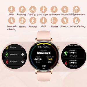 Montre connectée tendance MK96 2026 <span class=keywords><strong>pour</strong></span> femmes avec bracelet en silicone, étanche, suivi de <span class=keywords><strong>la</strong></span> forme physique et surveillance de <span class=keywords><strong>la</strong></span> santé, montre connectée étanche - Product Image 2