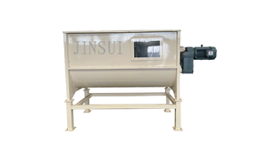 Mélangeur horizontal à double ruban 1t/h pour aliments pour volailles : optimise la qualité des coupes - Product Image 4