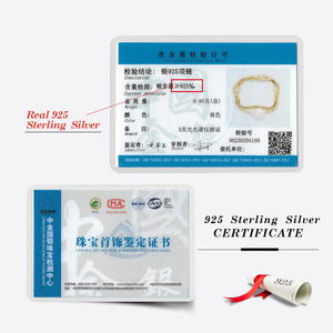 RINNTIN-collar de perlas de agua dulce de Plata de Ley 925, chapadas en oro de 14K collar de perlas, joyería Original GPN36 - Product Image 3