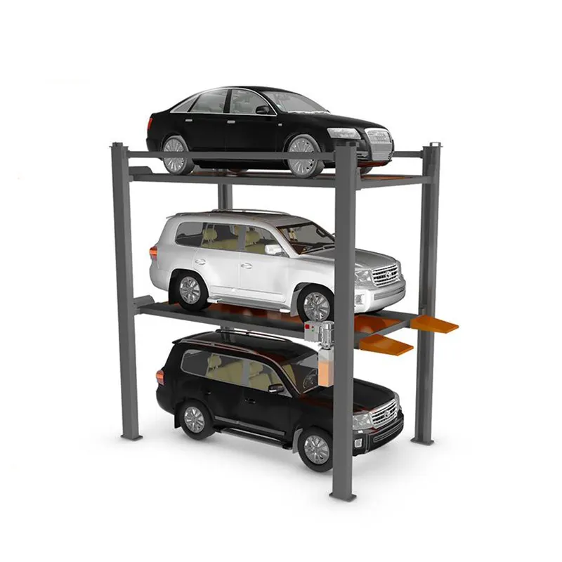 Xây dựng bãi đậu xe tự động 4 bài xe nâng Hướng dẫn sử dụng đơn bên phát hành lý tưởng cho xe bãi đậu xe nâng