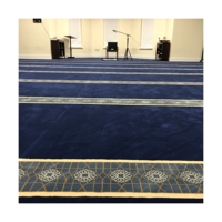 Tapis de mosquée Tapis de prière personnalisé Mosquée musulmane Designs Tapis lavable fabriqué à la machine