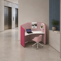 Cabine de bureau portable en promotion, petite cabine téléphonique, espace de travail privé, modules de bureau amovibles, facile à installer