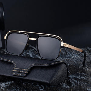 My-98320 Lunettes de soleil polarisées carrées pour hommes, verres TAC UV400, monture en plastique et métal, type 3, protection solaire, emballage en boîte - Product Image 3