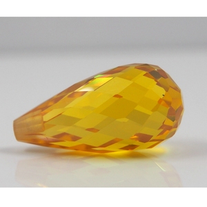 10x20mm ametista pietra acqua goccia Briolette taglio zircone cubico pietra mezzo foro CZ sfaccettato perline taglio - Product Image 6
