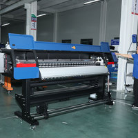 Impresora Digital de Inyección de Tinta UV XP600 de 3.2m para Lona, Etiquetas de Pared, Tinta Ecológica