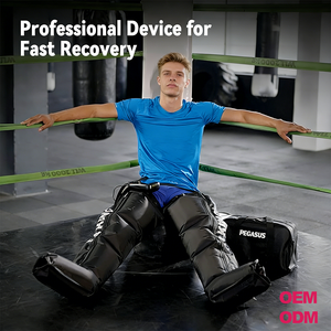 Meistverkaufte Physiotherapie-Luftkompressions-Erholungsbeinmassagegerät-Stiefel mit Manueller Kabelsteuerung zur Schmerzlinderung - Product Image 3