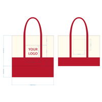 Bolsa de Mano de Lona con Logotipo Personalizado, Asa de Tela a Cuadros, Bolsa de Compras Reutilizable con Bolsillo Delantero para Guardar Comestibles, Viajes y Almacenamiento