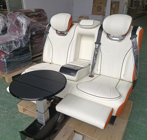 Banco de asiento de coche mejorado para furgoneta de lujo para Vito <span class=keywords><strong>Sprinter</strong></span> Hiace VW <span class=keywords><strong>Ford</strong></span> <span class=keywords><strong>Transit</strong></span> reclinable a cama sofá asiento de banco - Product Image 2