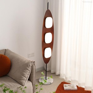 Nouvelle arrivée <span class=keywords><strong>Lampadaire</strong></span> LED moderne en noyer pour voiliers avec socle en <span class=keywords><strong>marbre</strong></span> - Product Image 1