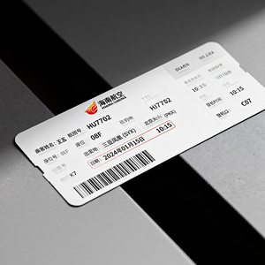 Biglietto d'Ingresso Personalizzato per Attrazioni Turistiche, Biglietto Aereo Termico, Carta d'Imbarco - Product Image 1