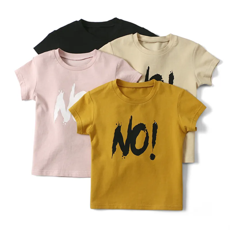 Pasgeboren Baby Zomer Kleding Katoen Met Korte Mouwen T-shirts Kids Top Jongen & Meisje Shirt