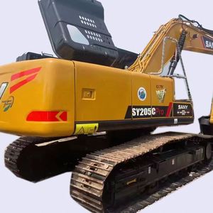 เครื่องจักรจากจีน รถขุดตีนตะขาบ SANY มือสอง ได้รับการรับรองมาตรฐาน CE พร้อมบุ้งกี๋ รถขุดมือสอง ยี่ห้อ SANY รุ่น SY205C - Product Image 1