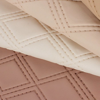 Offre Spéciale Cuir PVC Gaufré 1,1 MM Imperméable Résistant à l'Abrasion avec Dos Velours, MOQ 55 Yards pour Sièges de Voiture, Bagages, Portefeuilles, Meubles