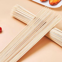 Brochettes en bambou rondes jetables ODIS de haute qualité, écologiques et saines, personnalisables pour barbecue, 20cm, 25cm, 30cm, 35cm, 40cm