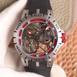 Reloj Mecánico Analógico de Lujo Súper Deportivo Clásico con Encanto y Logotipo Personalizado con Tourbillon Volante Calado para Hombre - Product Image 2