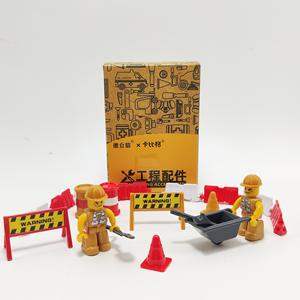 Sac d'accessoires d'ingénierie pour enfants, outils de simulation, jouets de poupée, jouets d'éducation précoce pour la maternelle, silicone TPE 22cm - Product Image 1