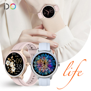 Reloj inteligente femenino 2025, pantalla TFT HD de 1,27 pulgadas, IP68, resistente al agua, banda de silicona para contestar llamadas BT, soporte OEM ODM al por mayor - Product Image 4