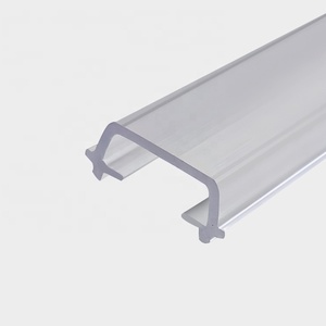 Tùy Chỉnh <span class=keywords><strong>U</strong></span> Hình Dạng PVC Hồ Sơ Rõ Ràng Nhựa Trong Suốt Ép Đùn Hồ Sơ Cho Cửa Sổ Và Cửa Phụ Kiện - Product Image 1