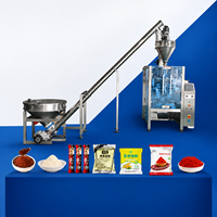 Machine d'emballage verticale de poudre avec remplisseuse à vis sans fin type 420 pour épices, café et lait en poudre