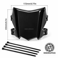 Plaque d'immatriculation MORSPEC RACING en plastique PP brillant, style Light Bee X Talaria Moto Cutz, pour accessoires de moto électrique Surron E Ride