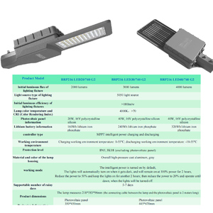 Lámpara Solar Inteligente <span class=keywords><strong>PHILIPS</strong></span> BRP216 G2 20w 40w, <span class=keywords><strong>Farola</strong></span> Solar LED <span class=keywords><strong>para</strong></span> Exteriores - Product Image 3