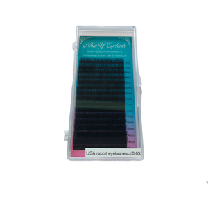 0.15 plateaux d'extension de cils classique noir mat fournitures d'extension de cils plateaux de cils de vison logo personnalisé fabriqué au Viet Nam - Product Image 1