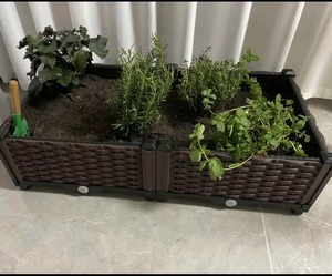 Household Mobile Planting Box Outdoor Balcony Rooftop Flower and <strong>Vegetable</strong> Planting Box <strong>Vegetable</strong> <strong>Pot</strong> - Product Image 5