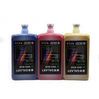 Ocbestjet 1000 ML/botella 4 colores Galaxy Ink Eco solvente tinta de impresora a base de aceite para impresora de gran formato Dx 5 Head