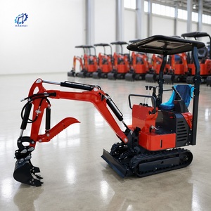 Mini-excavatrice hydraulique <span class=keywords><strong>1</strong></span>,2 tonne <span class=keywords><strong>1</strong></span> tonne 2 tonnes 3,5 tonnes sur chenilles avec pince, livraison gratuite, EPA EURO 5 CE pour ferme, maison, jardin - Product Image 2