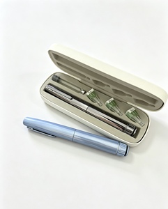 Recyclable Reusable Eye Cream Dosing <b>Pen</b> with Aluminum Plastic Body, 0-60IU Adjustable Range and Custom Branding - Product Image 1